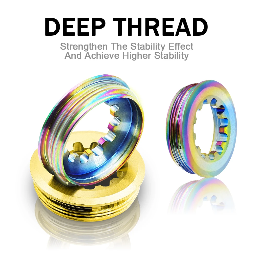 Description Picture 6 of itemBicycle titanium alloy Crank Screw Crank Bolt For-Shimano XTR FC-M9100 Double Bike Crank Parts Cycling Crankset Accessories