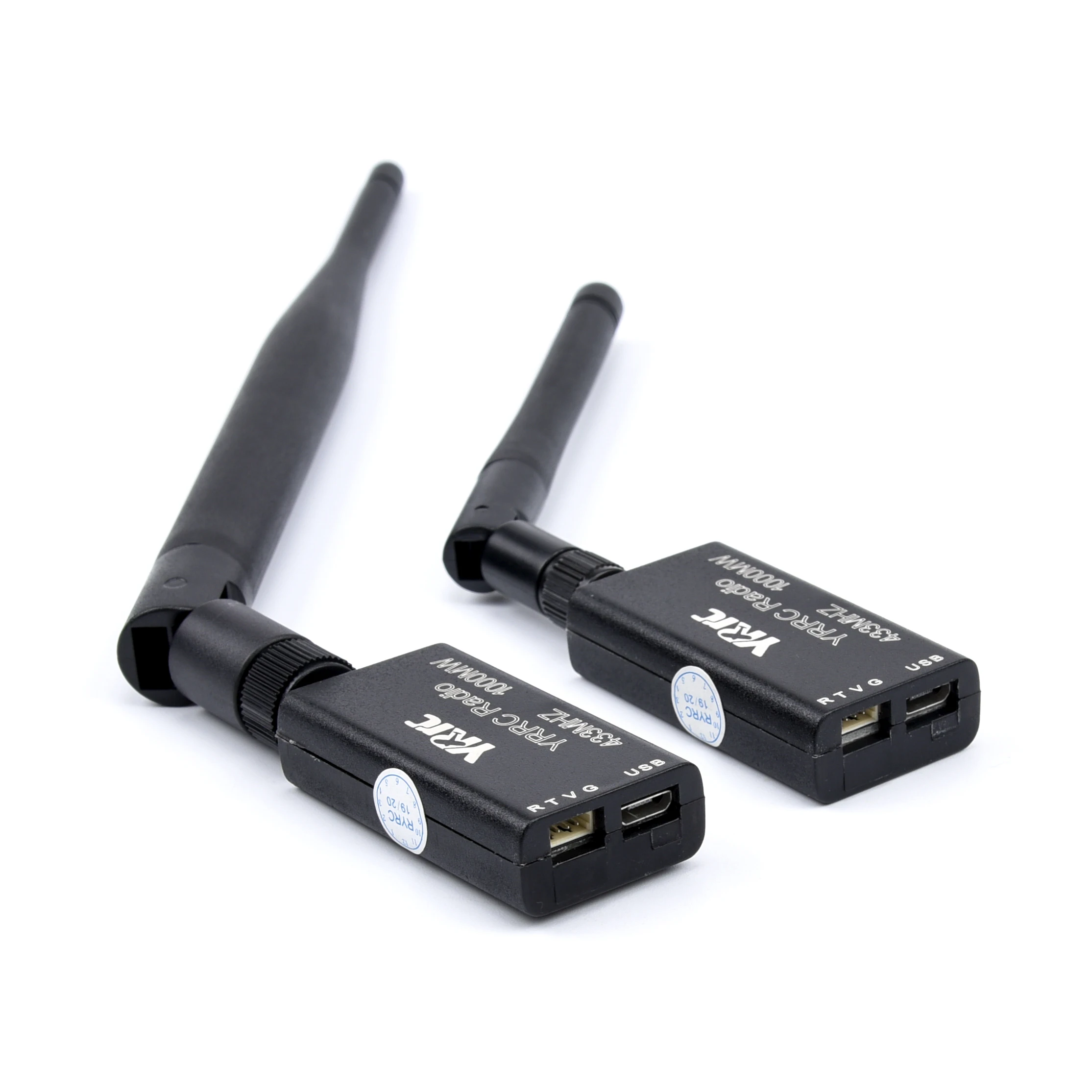 Module télémétrie radio 3DR haute puissance pour drone Pixhawk APM, avec antenne dépliée et câble USB.