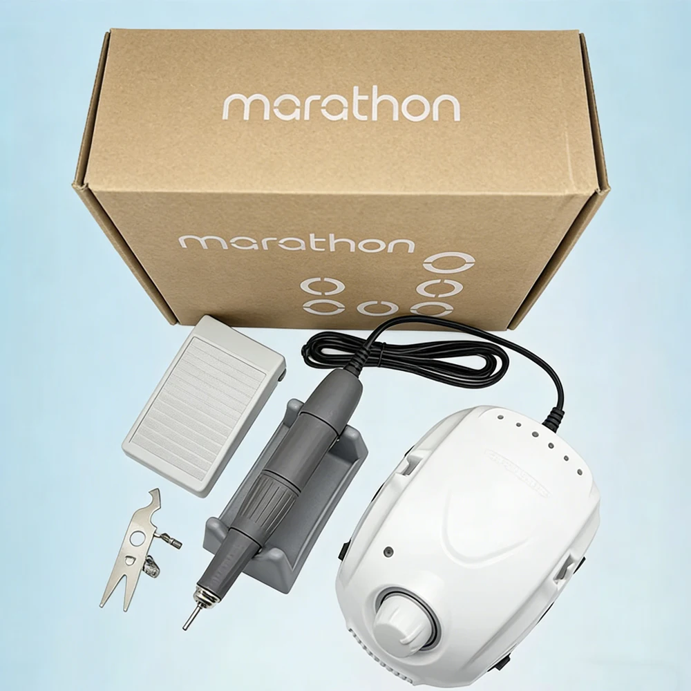 Dental-Mikromotor Marathon Gravur- und Nagellackiermaschine mit SH37L1 Handstück, Fräsgerät für Maniküre und Dentallabor, Hochgeschwindigkeits-Handstück