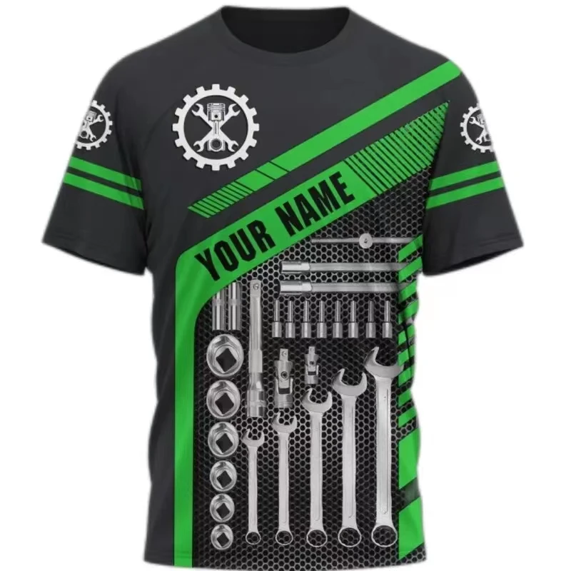 

Summer Men's Casual T-shirt 3D Printing Can Be Customized Outdoor Sports Breathable Loose Short-Sleeved Children's T-shirt