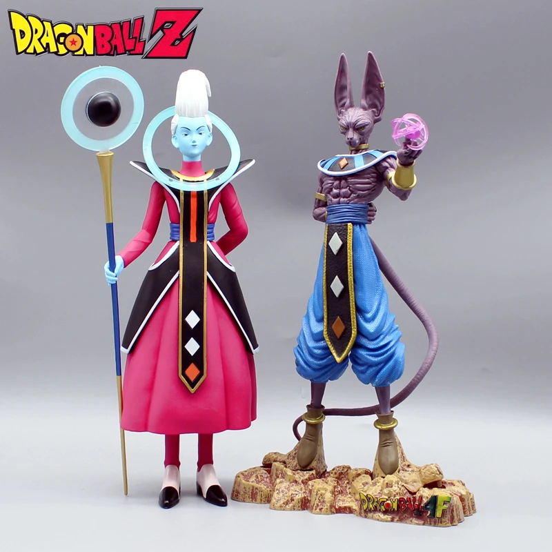Anime Dragon Ball Z Super Figure Angel Whis Gods Of Distrution Beerus Manga Statue Action Figurine Collection Model Toys Gifts