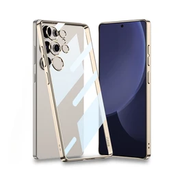 Custodia per telefono protettiva in materiale elettroplaccato con ricarica wireless - Cover rigida a tinta unita