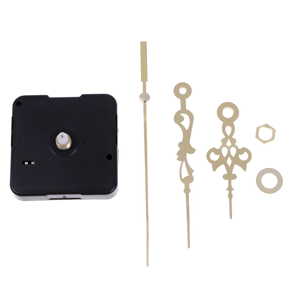 1 Set Hanging DIY Quartz Watch Silent Wall Clock Movement Quartz Repair Movement Clock Mechanism Parts Clock Parts with Needles 