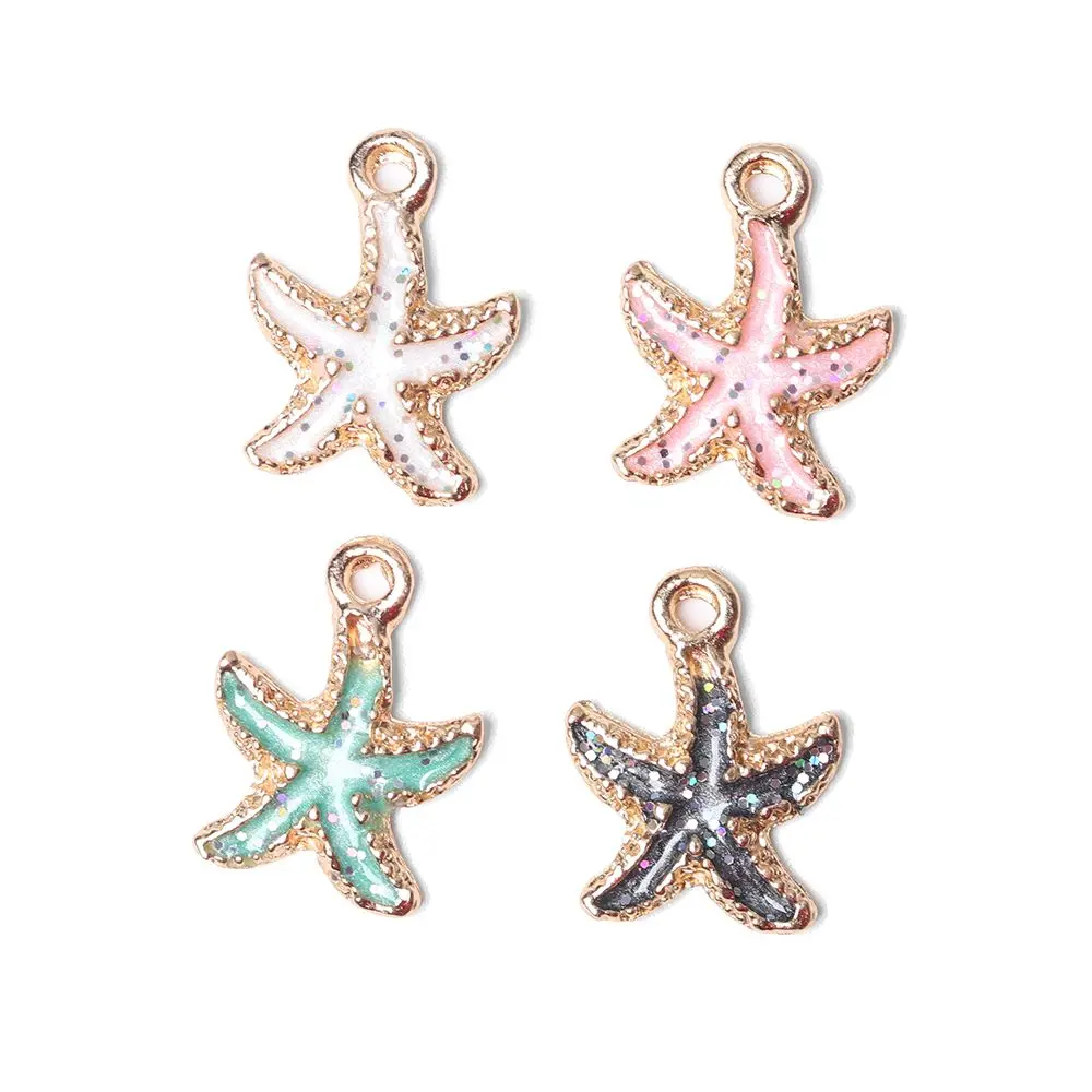 13Pcs/Set DIY Craft Making Jewelry Decoration Sea Shell Ocean Pendants Conch Charms Handmade Accessories