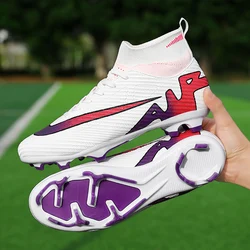 Hight-quality Football Boots C.Ronaldo Competition Training Shoes Anti Slip Wear Resistant Fustal Soccer Shoes Chuteira Society