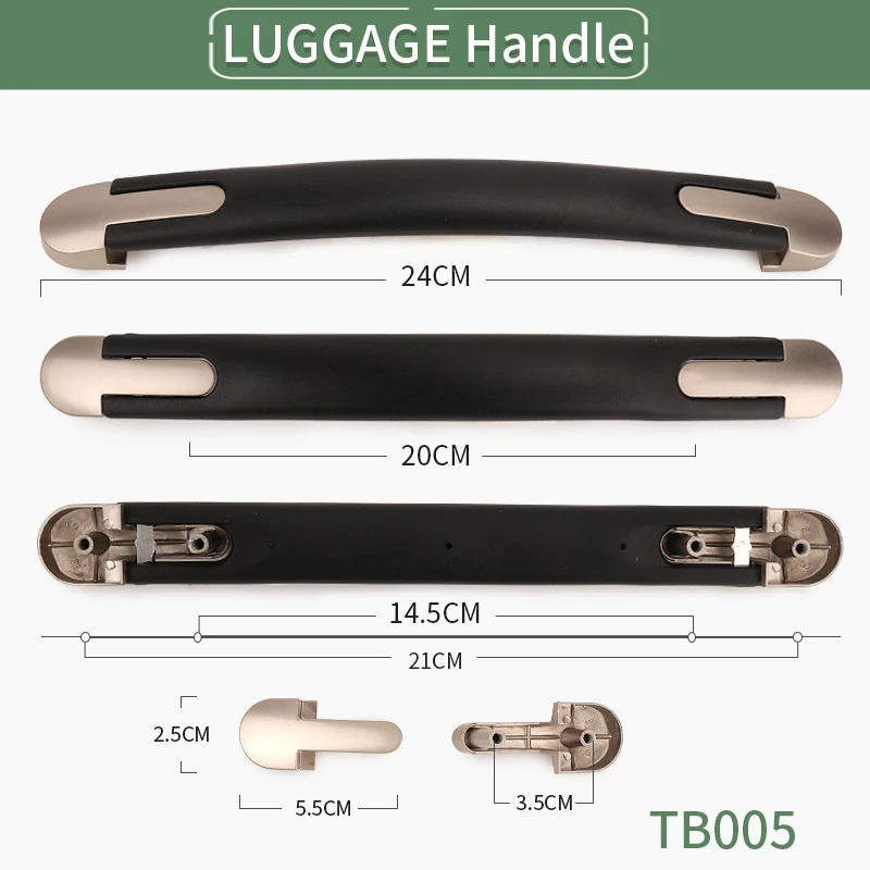 

Trolley Boxs Accessory Trolley Handle Duitcase Pull Handle Replacement Suitcase Gandle Luggage Bag Replacement Metal Handles