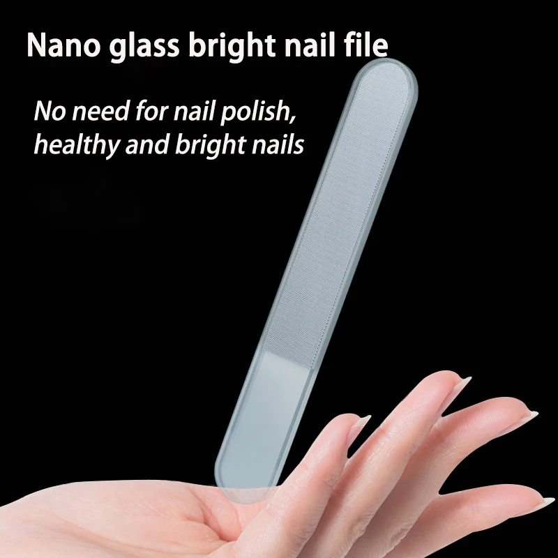 

High Quality Glass Nail Shiner - Nano Glass Nail Files Crystal Nail Buffer Shine Polisher For Natural Fingernails Toenails