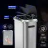 13 Gallon Smart Automatic Trash Can with Lid, Stainless Steel Thickened Body & Super Mute Sensor Lid with 30 Count Garbage Bags 6