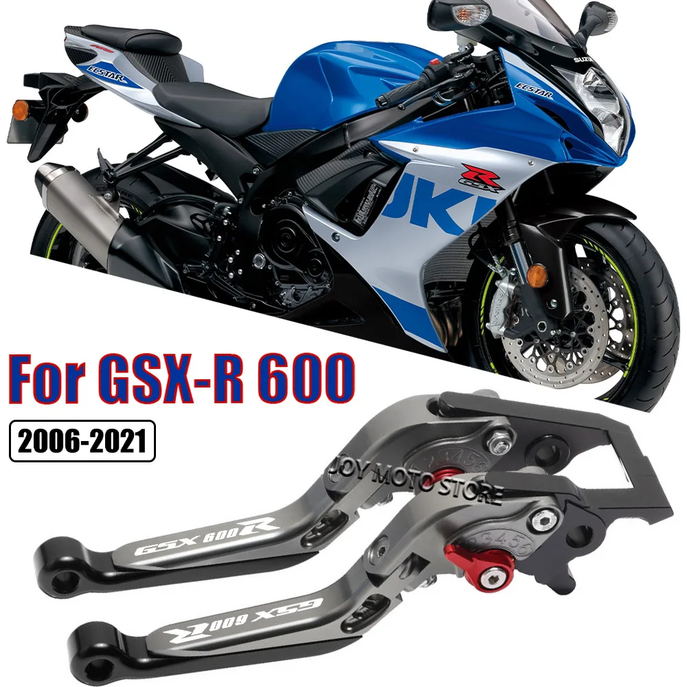 For Gsx-r 600  gsx r 600 GSX R 600  Motorcycle Accessories CNC Adjustable Folding Extendable Brake Clutch Levers Handle
