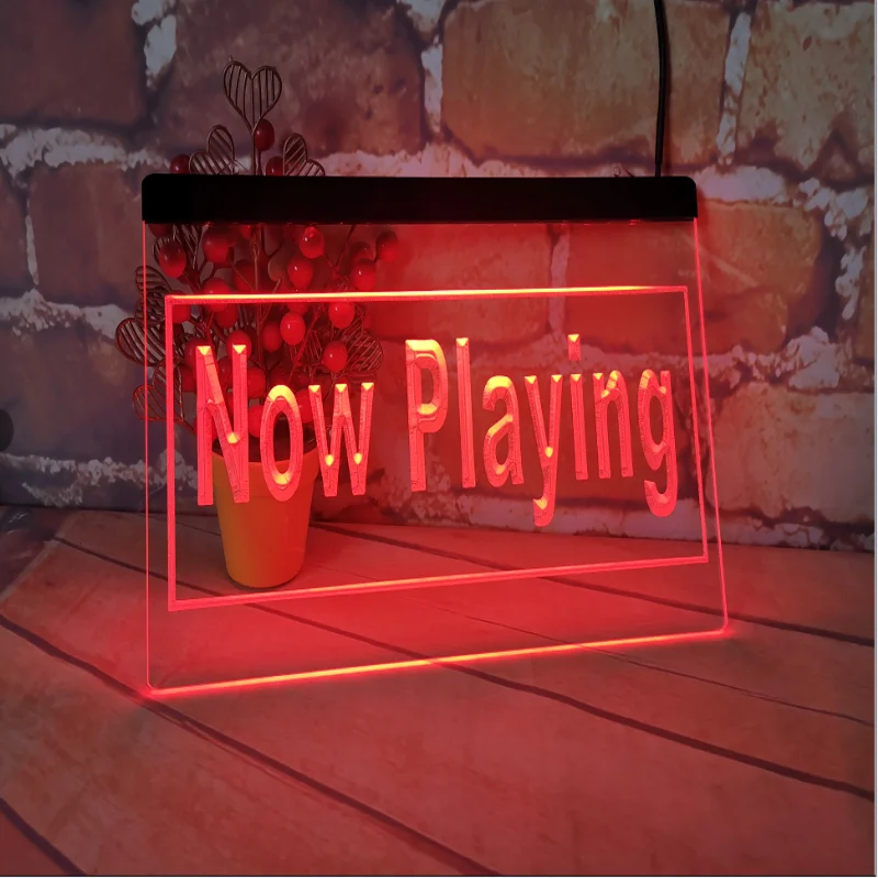 now playing new Neon Sign LED Neon Sign Bedroom Bar home decor room ...