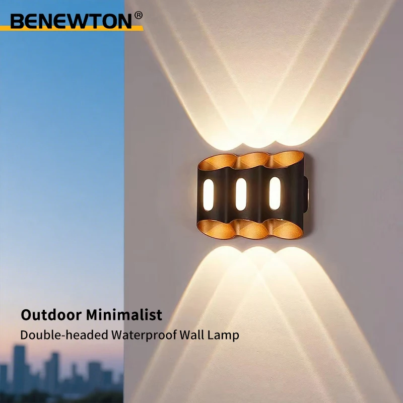 Wall Lights IP65 Outdoor Indoor Waterproof 6W-11W Surface Mounted Modern Interior Wall Light for Garden Corridors Rooms Decor