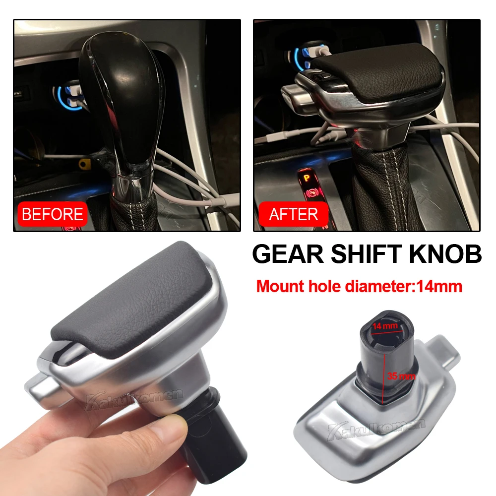 Automatic Gear Shift Knob For Buick Regal & Verano - Chrome & Black Replacement Lever Handle