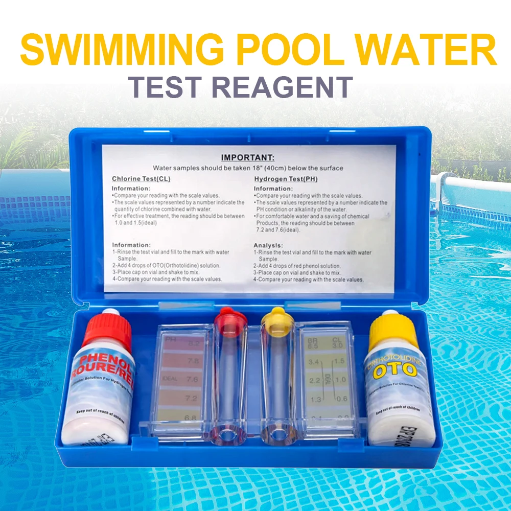Probador De Agua Para Piscina Water-I.D: Tabletas Rápidas De PH Y Cloro (DPD1 O DPD4)