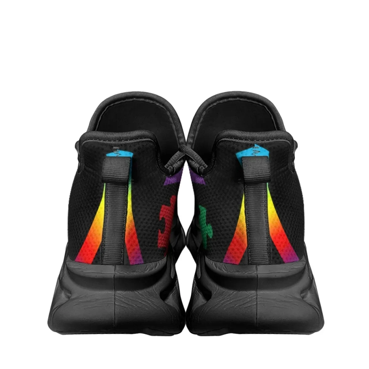 New Fashion Sneakers For Women Autism Awareness Patterns Colorful Puzzle Print Outdoor Running Shoes Comfort Fitness Sports Shoe