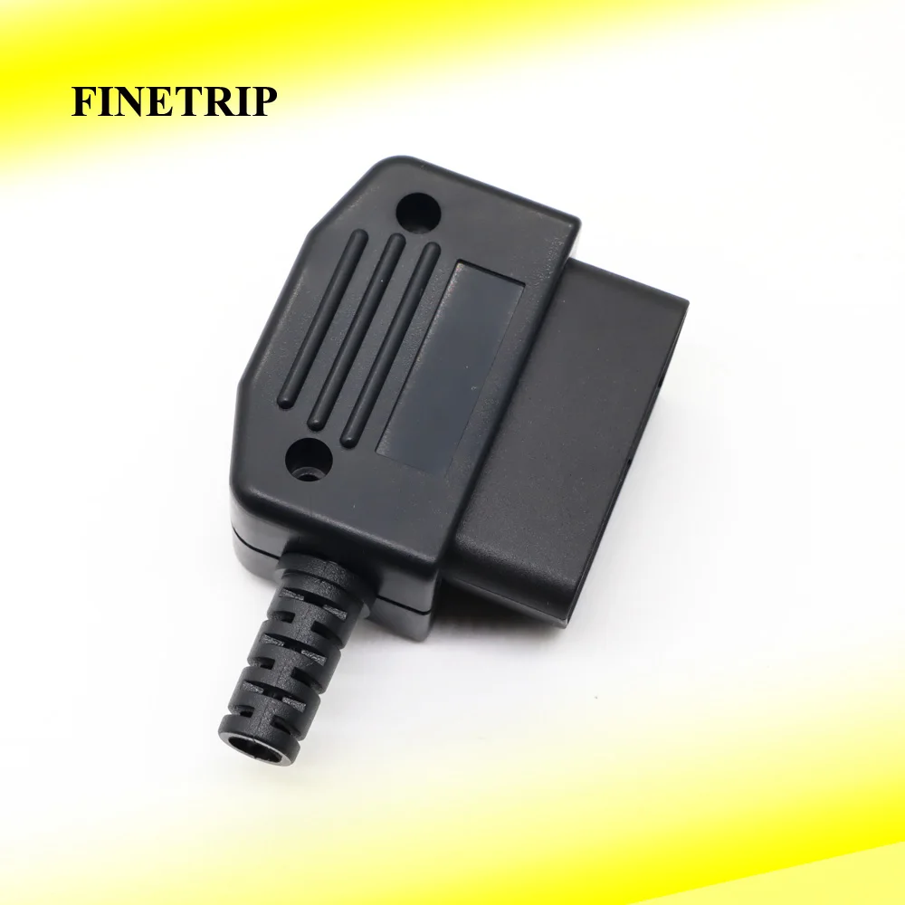 Wholeslae Obdii Obd Obd 2 16 Pin Spina Maschio Dell'Adattatore Del Connettore J1962M Pin Con Box & Cable Srain Relief 10 Pz