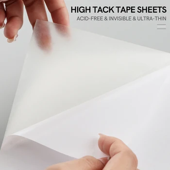 Clear Double-Sided Adhesive Sheets for DIY Crafts 1
