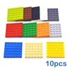 10pcs DIY Building Blocks Thin Figures Bricks 6x6 Dots 12Color Educational Creative Compatible With Brand Toys for Children 3958 1