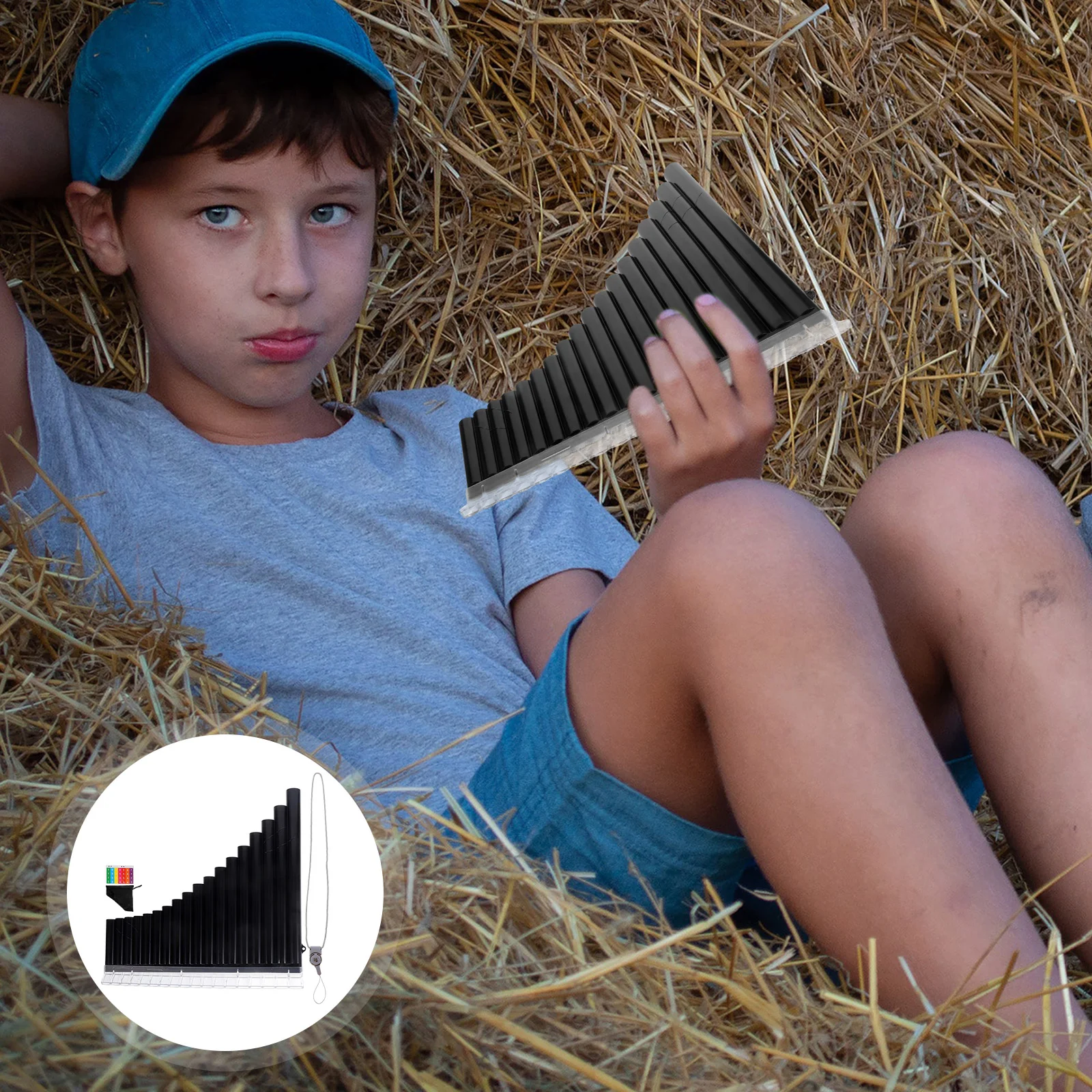 

Performance Use Pan Flute C Key Pan Pipe Musical Instrument for Beginners