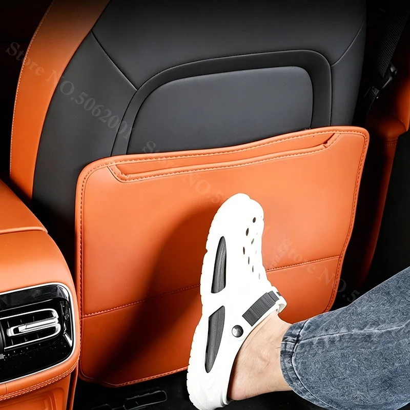 Geely Galaxy M7 2026 뒷좌석 팔걸이 박스 매트 가죽 더러움 방지 보호 커버 자동차 부품 용 자동차 인테리어 킥 프로텍터