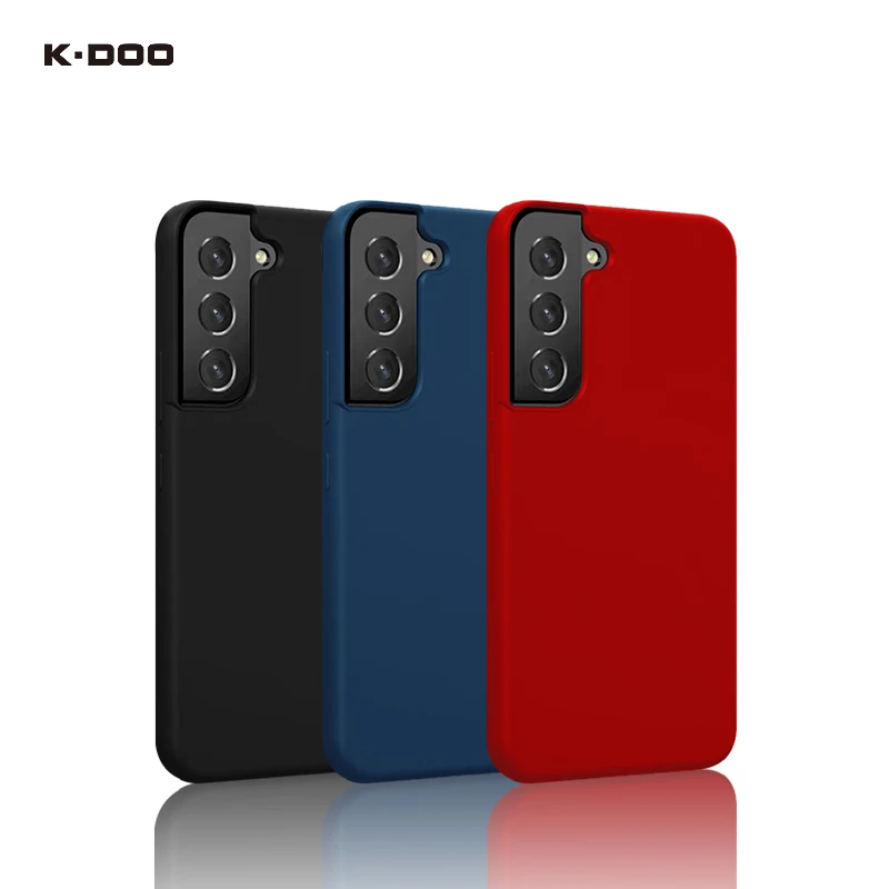 

K-DOO iCoat Original Liquid Silicone Back Cover,Full Covered Shockproof Case,Soft Phone Shell for Samsung S22,S22Plus,S22 Ultra