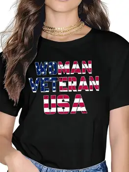 Woman Veteran USA - Women's Tee