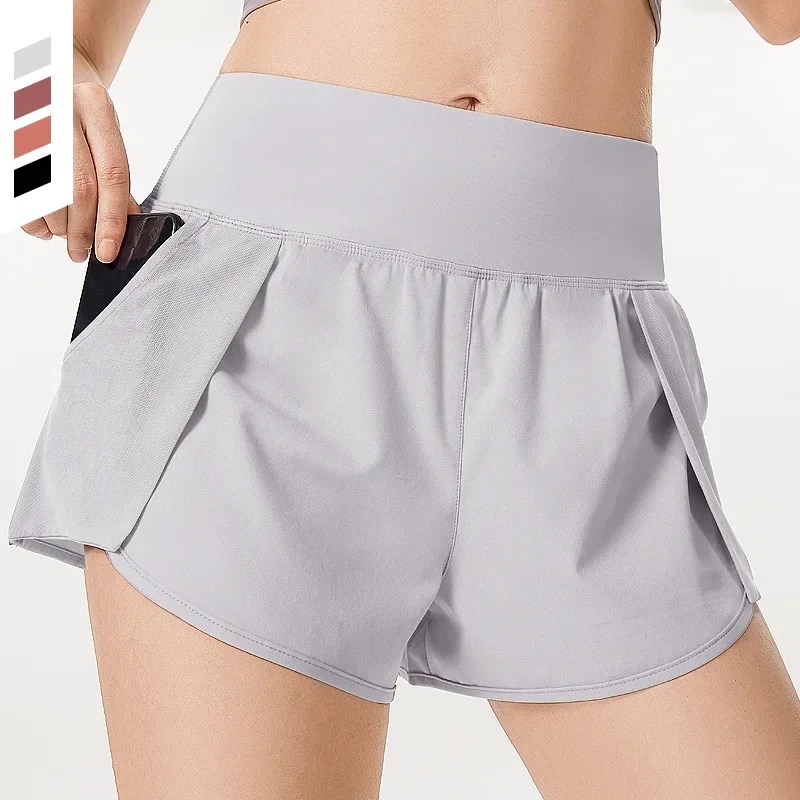 Women's Tennis Shorts Pant Running Fitness High Waist Anti-lighting Quick-drying Breathable Yoga Sports Shorts Volleyball