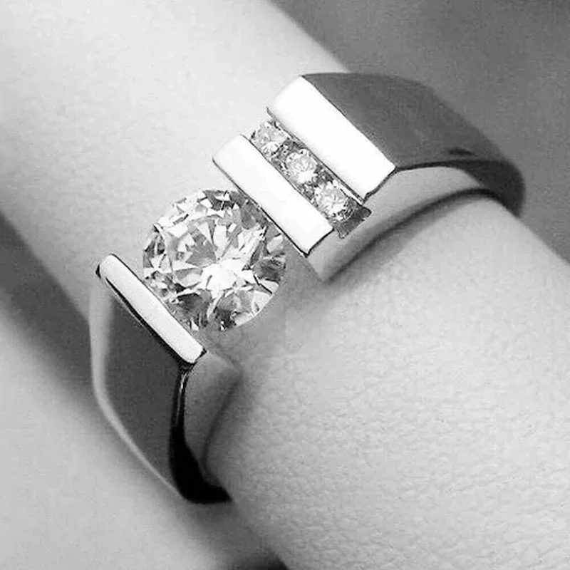 Huitan Fashion Irregular Design Rings Female Finger Accessories Jewelry for Engagement