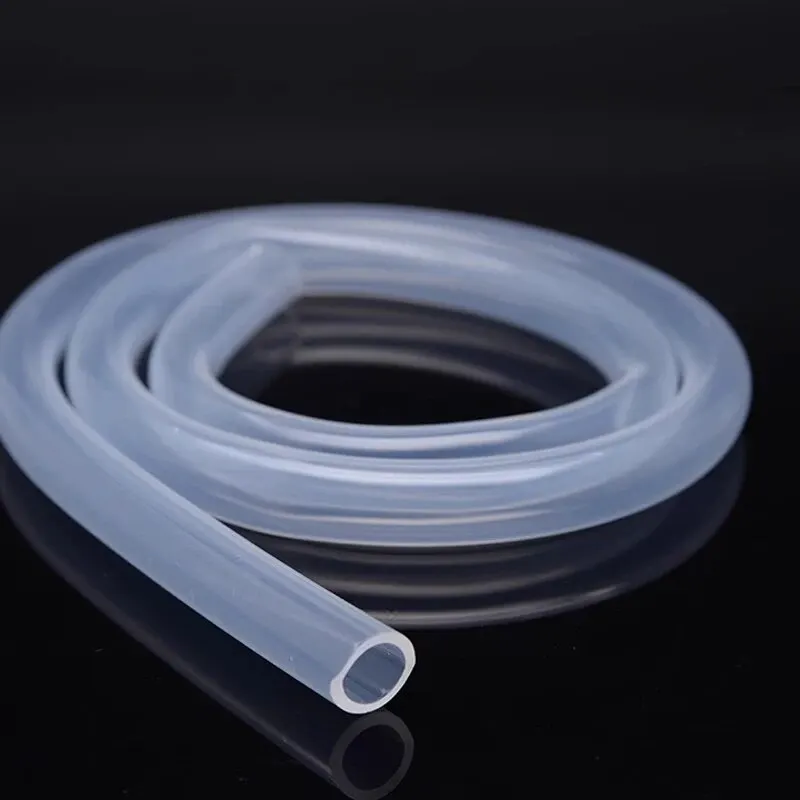 6/8/8/10mm Transparent Food-Grade Silicone Tube 5m Flexible Garden/Aquarium Rubber Hose silicone tube