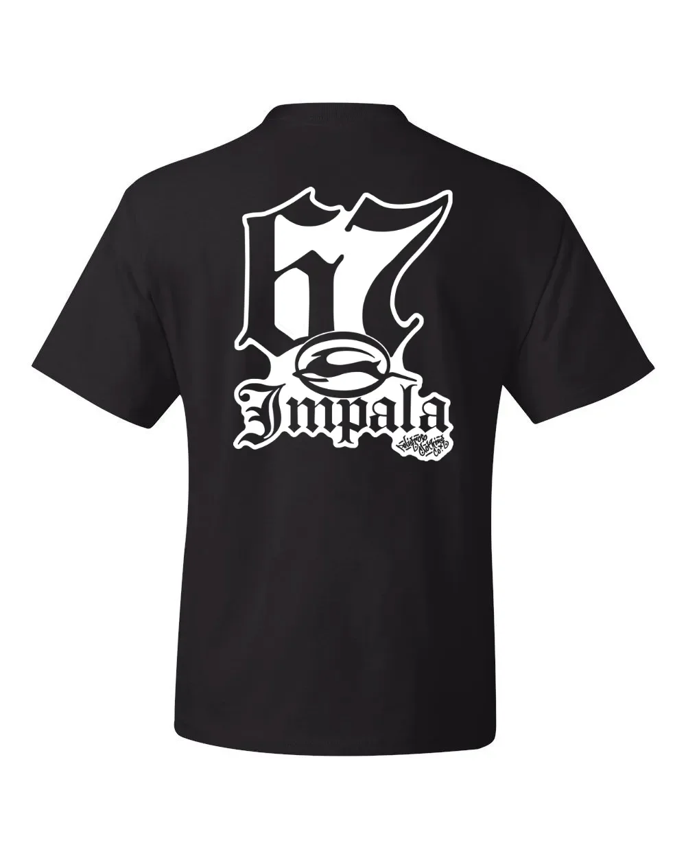 67 Impala T-Shirt New Nwt Black Peligroso Abbigliamento Lowrider 1967 Cheverolet