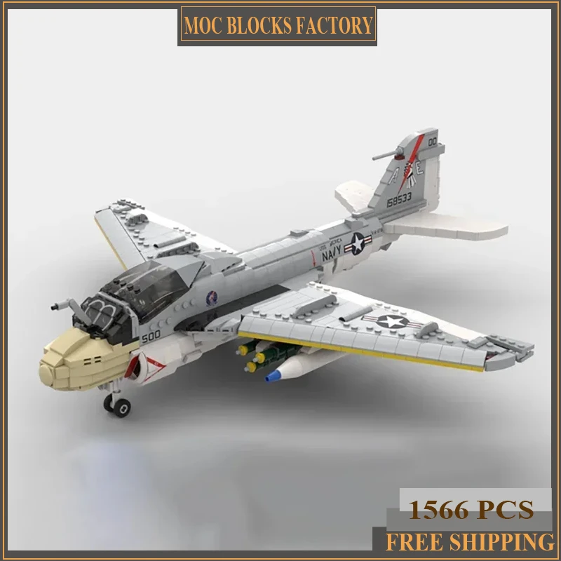 

Конструктор Moc в масштабе 1:35, Военная серия, строительные блоки, строительные блоки, технология взлома, самолёт, сборная игрушка-истребитель