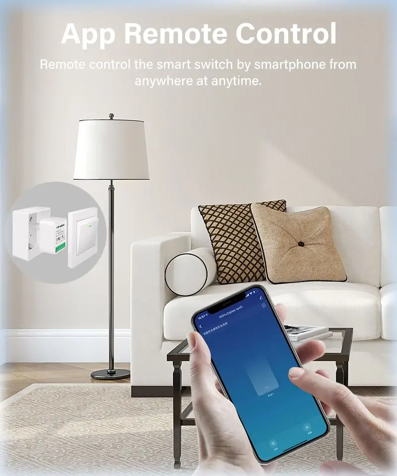 Tuya 16A Smart WiFi Switch Bluetooth Dual Mode Circuit Breaker 2-way ...