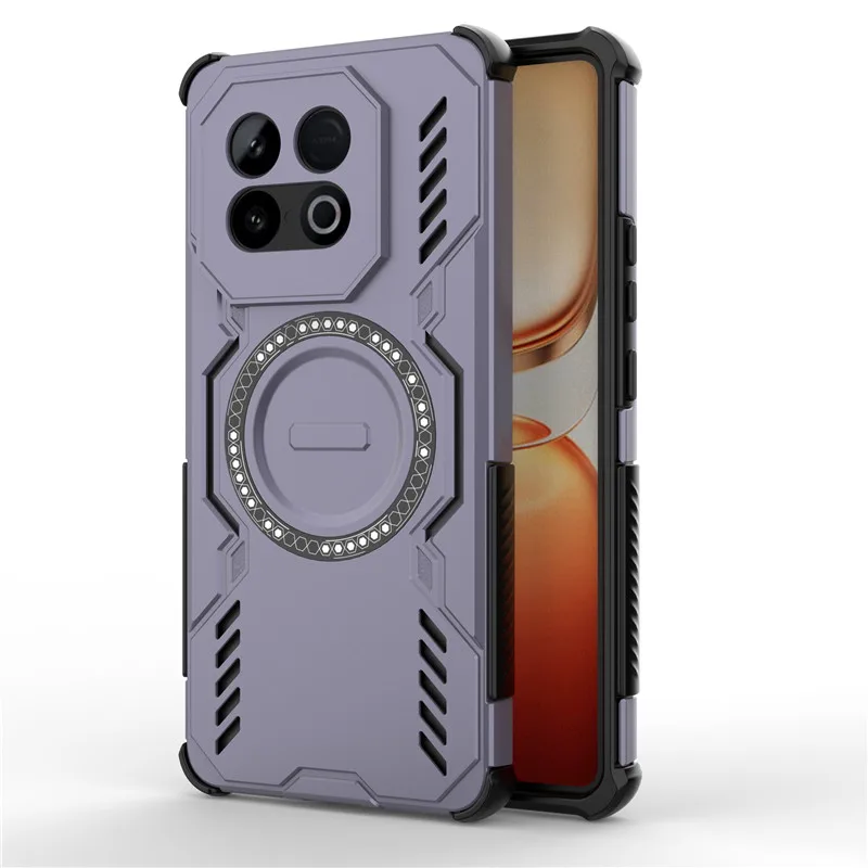 For ViVo iQOO Z10 Turbo Case Cover Heat Dissipation Magnetic