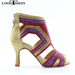 LOOGTSHON Latin water platform dancing shoes woman fashion shoes High Heels Jazz Shoes heels for girls  ladies free shipping