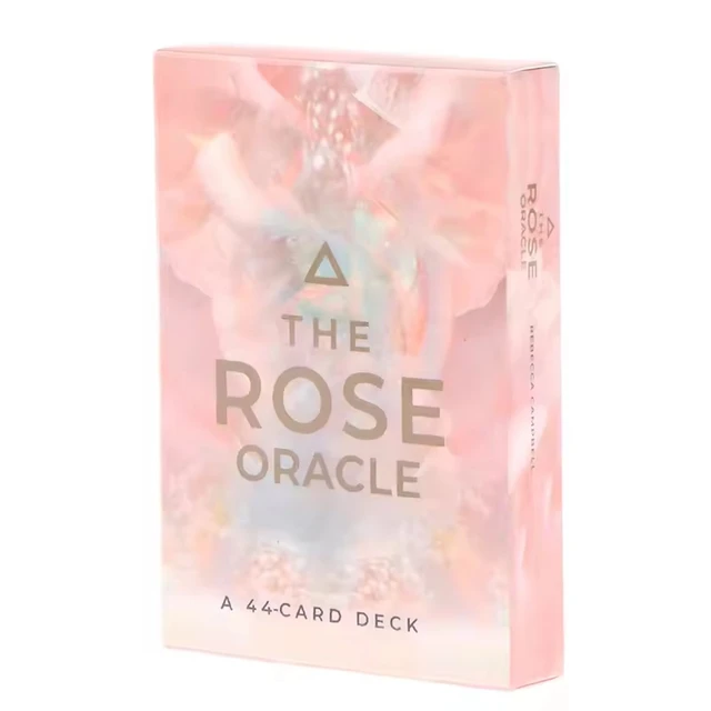 44-Card Deck The Rose Oracle Cards Dreamy Romantic Beautiful Design Pattern For Friends Holiday Gift Board Game Child Toys 3