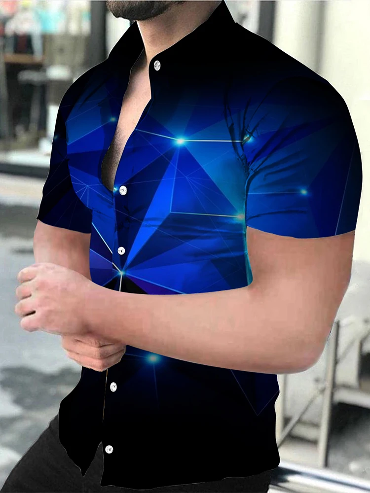 Luxury Shirt Owl 3d Print Shirts Men Women Fashion Oversized Blouse Men's Lapel Shirt Beach Camisas Men's Clothing Bussiness 3