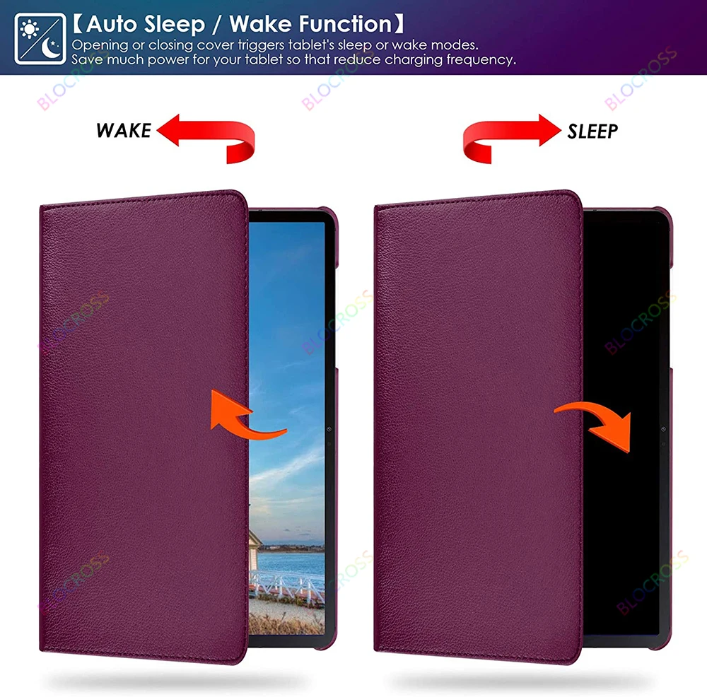 Tablet Case Rotating Case For Xiaomi Pad 5/Pad 6 11" Redmi Pad 10.6" PU Leather Stand Magnetic Protective Cover For Xiaomi 4 8"