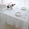 Korean Lace Tablecloth Garden Fresh Pink Bow Home Diningtable Cloth Rectangular European Wedding Decor Cloth Custom Chair Cover 4