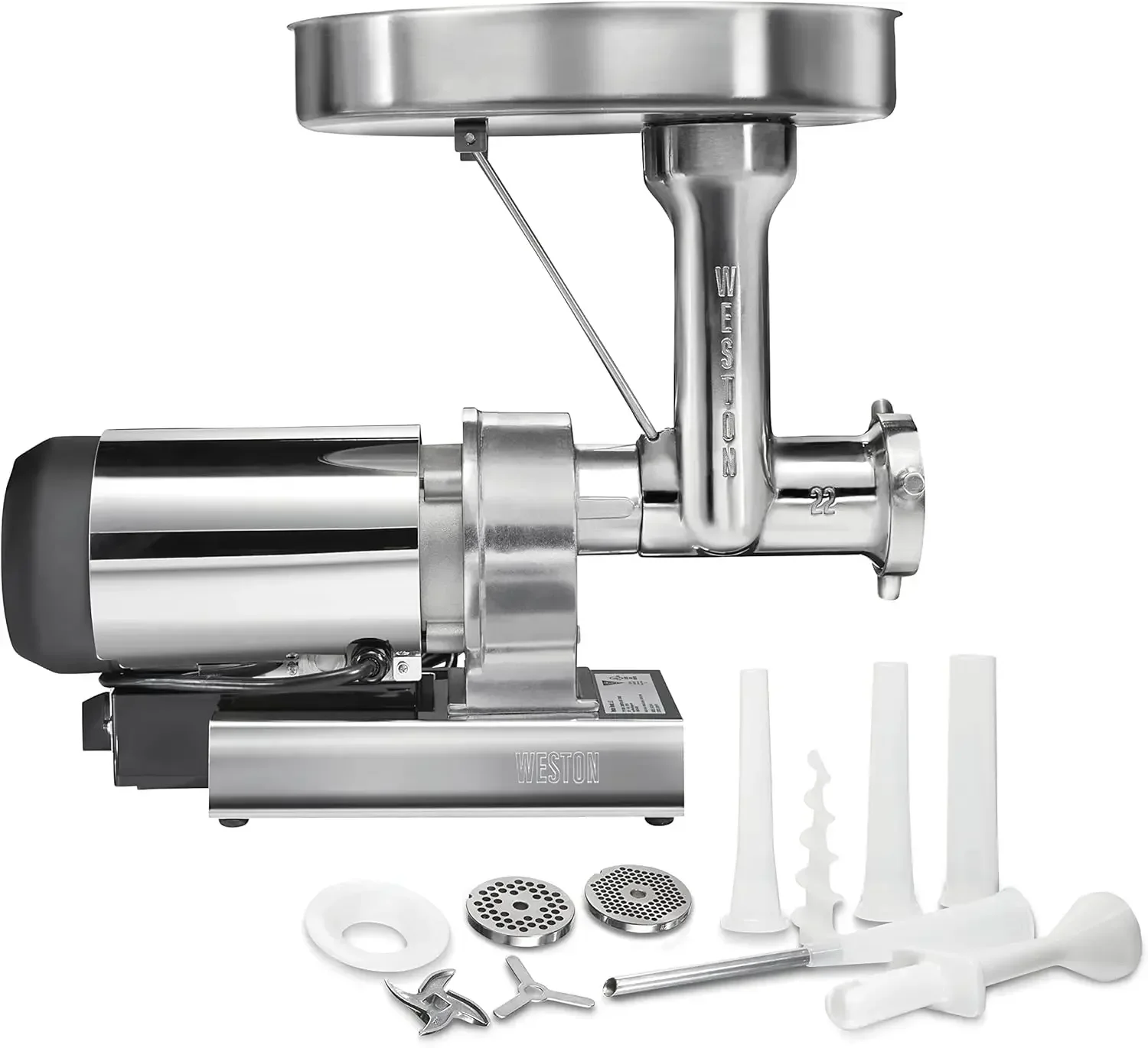 BRANDS Butcher Series Electric Meat Grinder & Sausage Stuffer, Commercial Grade 1 HP, 750 Watts