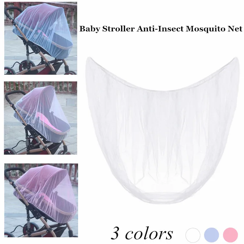 

2Styles Baby Stroller Infants Protection Washable Insect Shield Mesh Nylon Pram Protector Mosquito Net Buggy Cover Accessories
