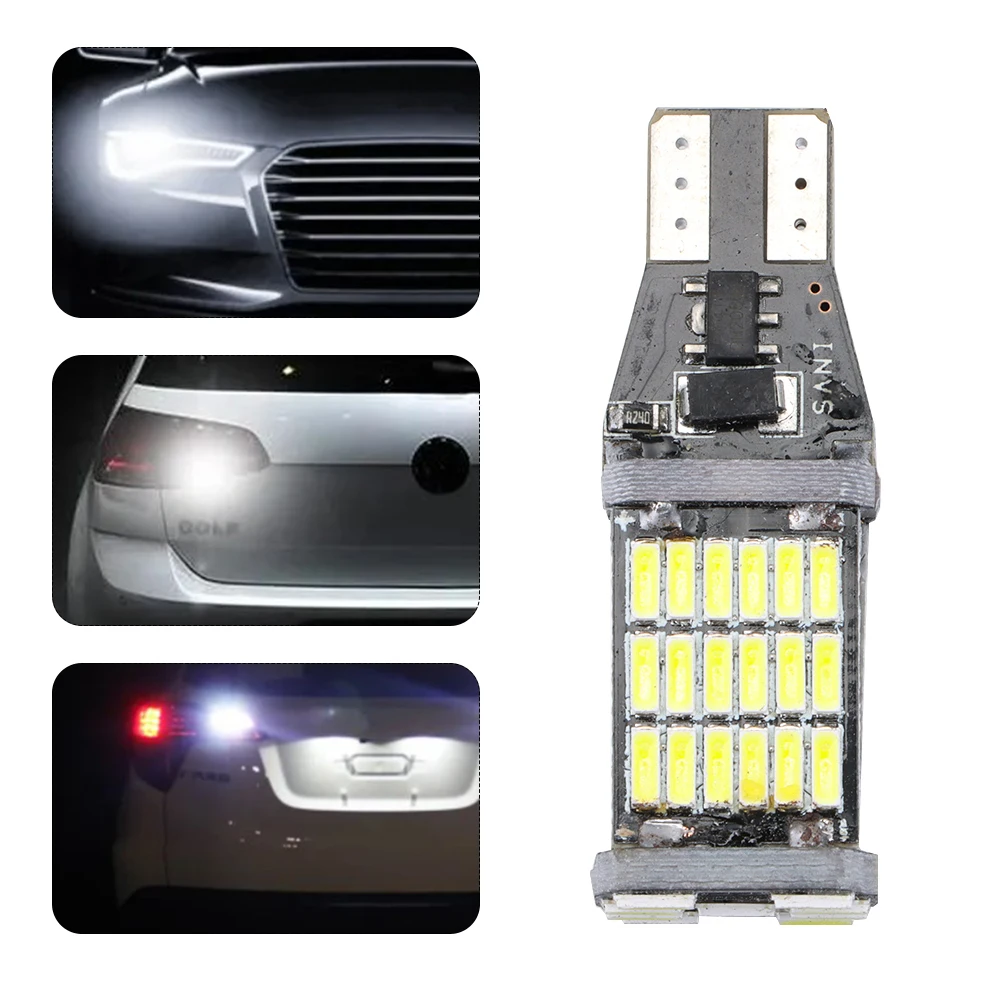 White T15 W16w 921 912 T16 902 Led Bulbs High Power 4014smd Super