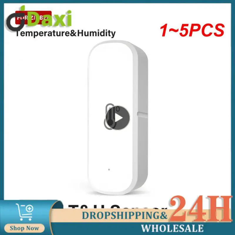 

1~5PCS /Wifi Thermostat Hygrometer Sensor Support Alexa Home Voice Control Indoor Temperature Sensor for Home Pool