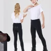 Spring and Autumn Thickened Children's Equestrian Pants Elastic Full Silicone Horse Riding Pants Brushed Base Skin-friendly Soft 1