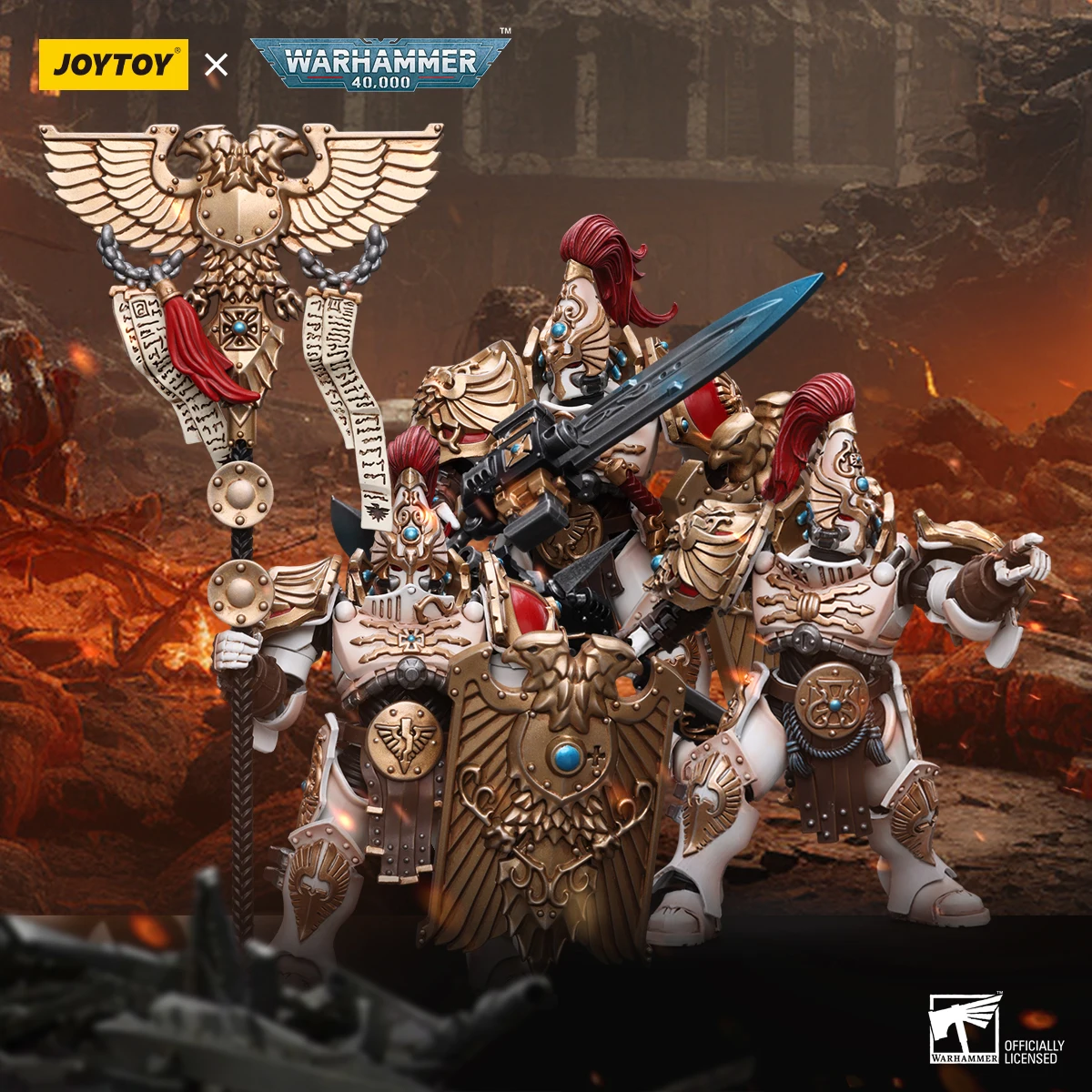 

JOYTOY 1/18 action figure warhammer 40k mecha Adeptus Custodes Solar Watch Pre-Order