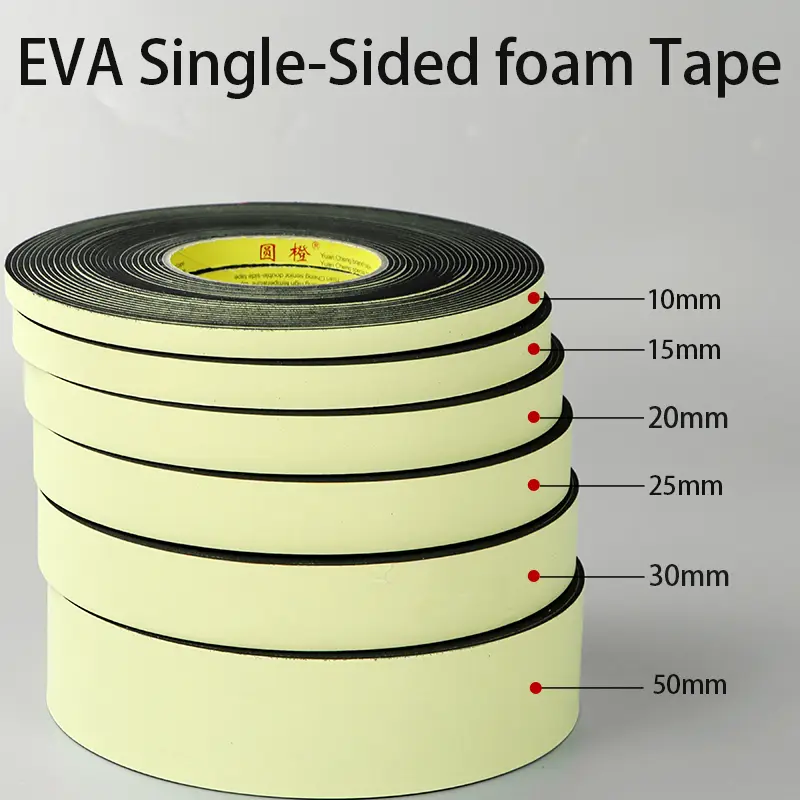 EVA Foam Adhesive Tape Moisture Proof Shockproof Friction Protection Preservative Tape Seal Single Sided Self-adhesive Foam 5M - Image 5