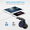 36W QC3.0 USB Socket Panel Waterproof Quick Charge Dual USB Socket Cigarette Lighter Adapter for Car Boat RV Motorcycle 2