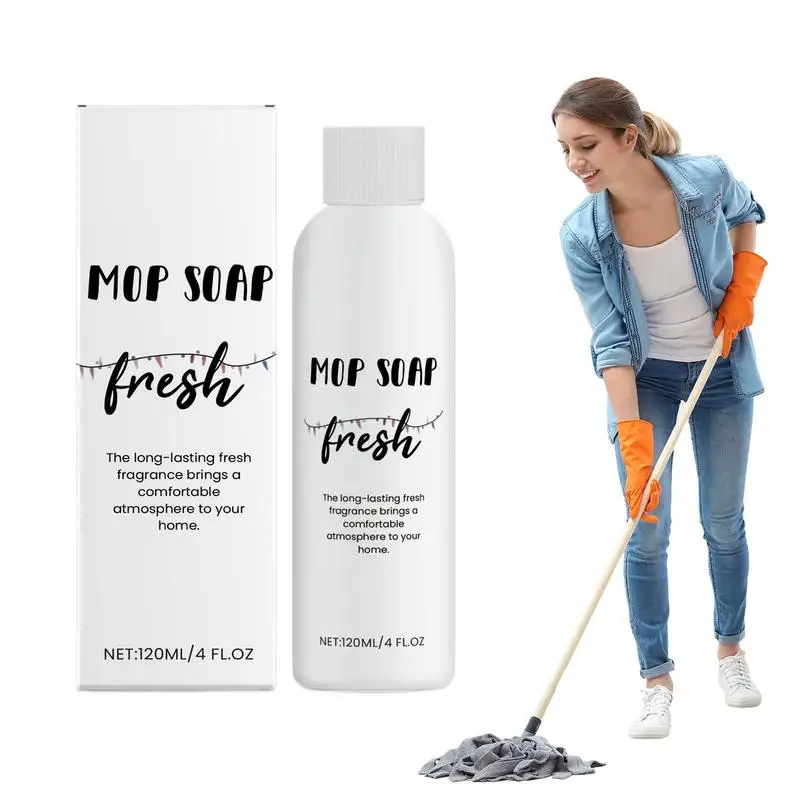 Mop Soap Scented Liquid Floor Cleaner Portable Effective Multipurpose Stains Remover For Sinks Countertops