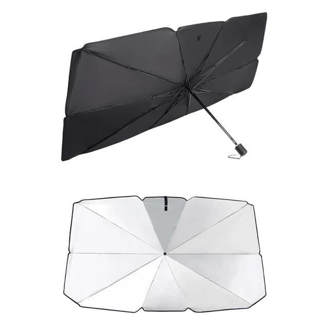 Autó Szélvédő Napsütemények Belső Parazolautó Napfényes Burkolat Uv Protection Car Sun Visor Első - Image 3