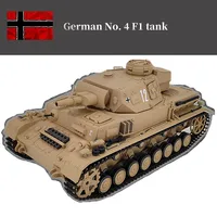 Henglong 3858-1 Competitive Simulation 1:16 German Iv F-type Remote Control Electric Infrared Rc Medium Tank Children's Toy 1