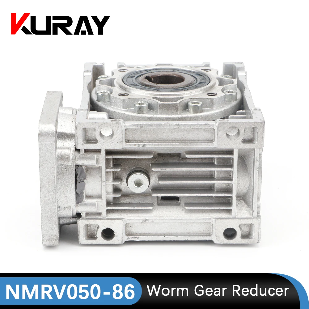Kuray-서보 모터 NMRV050 기어 박스 웜 기어 감속기 비율 5 :1/100: 1 입력 샤프트 11/14/19mm, cnc용 입력 구멍 25mm