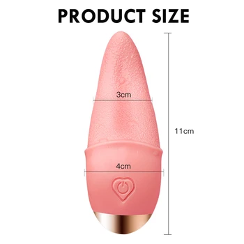 10 Frequency Tongue Licking Vibrator for Women Nipple Clitoral Stimulator Female Masturbator Sex Toys for Women Couple Porn Shop 5